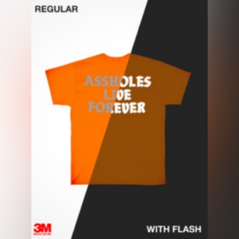 ALF 3M Reflective Safety Orange TEE 3X